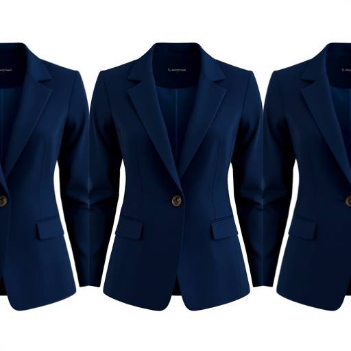 Blazer feminino azul marinho, corte slim, ideal para reuniões e apresentaäões.